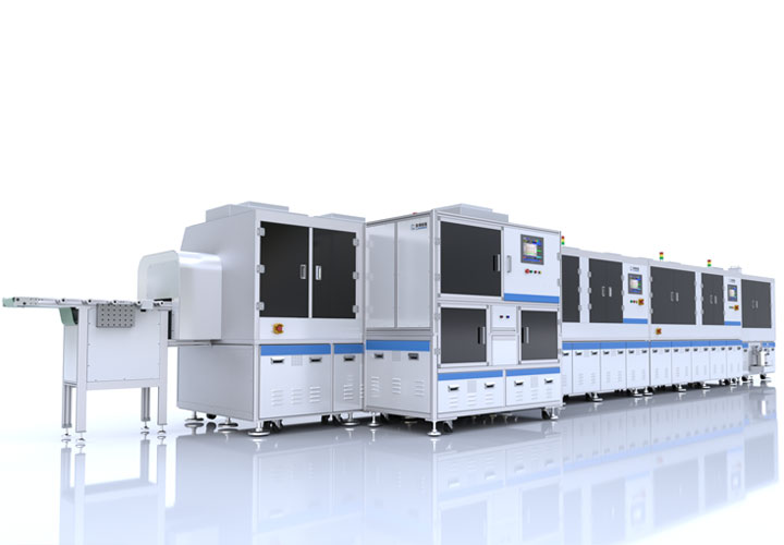 Fully automated Flexible Display FOP Bonding & Inspection Full Line